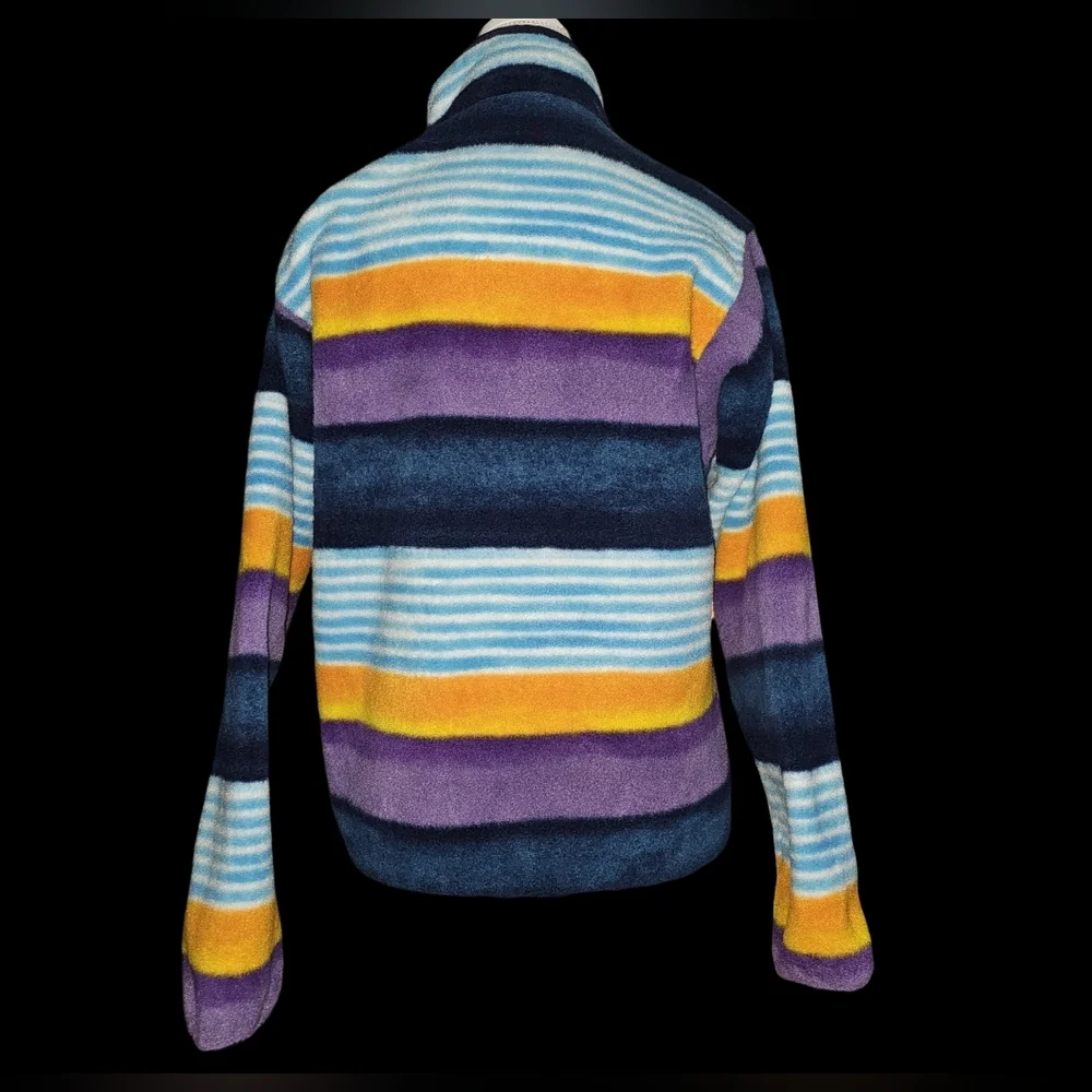 Patagonia Unisex Synchilla Snap-T Fleece Pullover 2016 Painted Fitz Stripe Sz XS - Picture 3 of 16